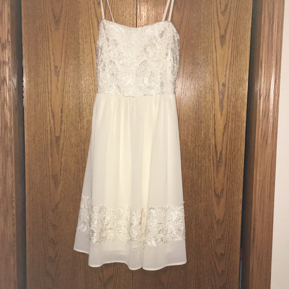 White spring/summer boutique dress